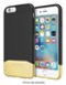 Incipio - EDGE Chrome Case for Apple® iPhone® 6 and 6s - Black/Gold-Front_Standard