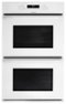 Frigidaire - 27" Built-In Double Electric Wall Oven - White-Front_Standard