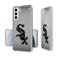 Keyscaper - MLB - Chicago White Sox Linen Logo Galaxy Clear Case - S24 - Multicolor-Front_Standard
