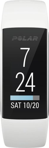 Polar - A360 Fitness Tracker + Heart Rate (Small) - White-Front_Standard 