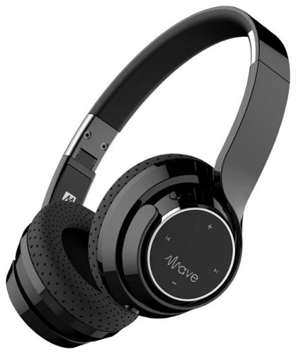  MEE audio - Wave Wireless On-Ear Headphones - Black