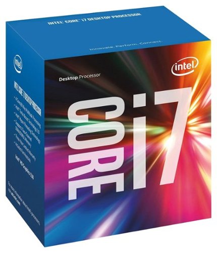  Intel - Core i7-6700 3.4GHz Socket LGA 1151 Processor - Silver/ blue