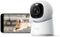 eufy - Refurbished Excellent - Indoor Camera E30 4K UHD Security Camera Pet/Dog/Baby Camera Color Night Vision Human Auto Tracking Works with Homekit - White-Front_Standard