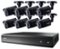 Lorex - 16-Channel, 8-Camera Indoor/Outdoor High-Definition DVR Security System - Black-Front_Standard