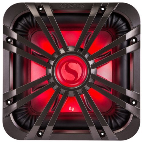 Square Grille for Kicker Solo-Baric L7 12" Subwoofers - Charcoal-Front_Standard 