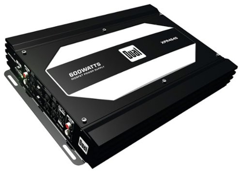  Dual - 600W Class AB Bridgeable Multichannel Amplifier with Variable High-Pass Crossover - Black