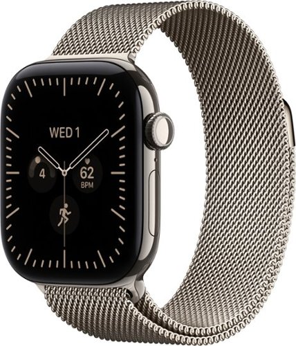 Apple Watch Series 12 (GPS + Cellular) 42mm Titanium Case with Natural Milanese Loop - Natural (AT&T) - (2026)