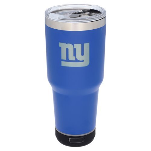 The Memory Company - New York Giants 30oz. Stainless Steel LED Bluetooth Tumbler - Multicolor-Front_Standard 