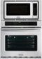 Frigidaire - Gallery 30" Single Electric Convection Wall Oven with Built-In Microwave-Front_Standard
