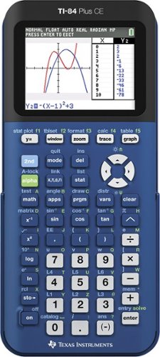  Texas Instruments - TI-84 Plus CE Graphing Calculator - Denim