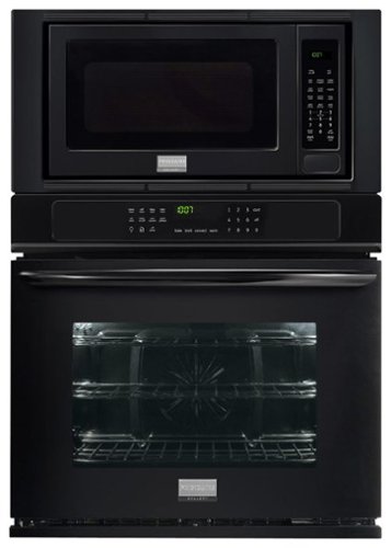  Frigidaire - Gallery 27&quot; Single Electric Convection Wall Oven with Built-In Microwave - Black
