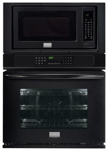  Frigidaire - Gallery 30&quot; Single Electric Convection Wall Oven with Built-In Microwave - Black