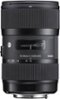 Sigma - 18-35mm f/1.8 DC HSM Art Standard Zoom Lens for Canon - Black-Front_Standard