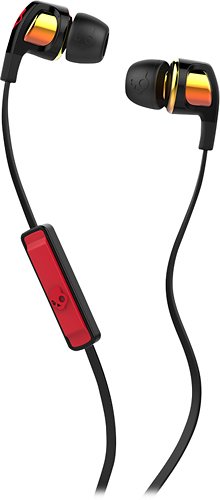  Skullcandy - Smokin' Buds 2 Wired Earbud Headphones - Black/Red/Orange