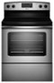 Amana - 4.8 Cu. Ft. Freestanding Electric Range - Stainless steel-Front_Standard
