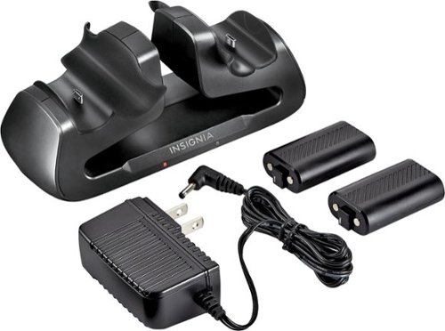  Insignia™ - Dual Controller Charger for Xbox One - Black