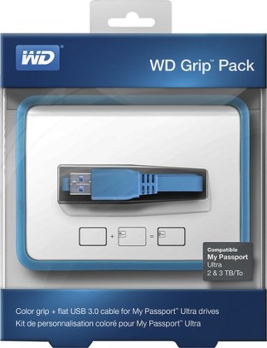  WD - Grip for My Passport Ultra 2TB and 3TB Hard Drives - Sky