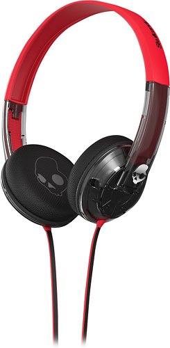  Skullcandy - Uprock Spaced Out On-Ear Headphones - Black/Red/Clear
