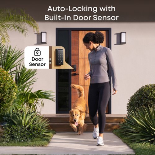 eufy FamiLock E35 Thumb-Turn Smart Lock Deadbolt with Palm Scan for keyless entry (Compatible with Smart Devices) - Black BUY ONLINE