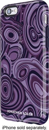  Speck - Jonathan Adler CandyShell Inked Case for Apple® iPhone® 6 Plus - Malachite Purple/Berry Black Purple