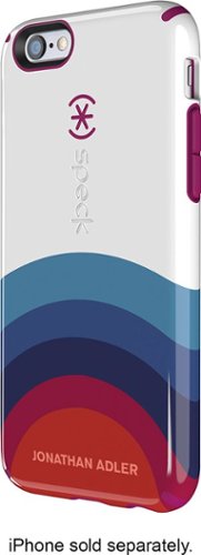  Speck - Jonathan Adler CandyShell Inked Case for Apple® iPhone® 6 Plus - Sunrise/Lipstick Pink