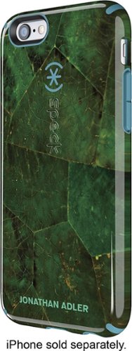 Speck - Jonathan Adler CandyShell Inked Case for Apple® iPhone® 6 - Caracus Penshell/Peacock Blue-Front_Standard 