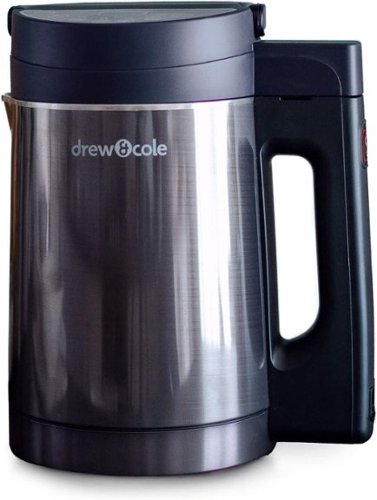 Drew & Cole - Soup Chef Pro by Drew&Cole - Chunky, Smooth Soup Maker, 54oz Jug, 5 Large Servings - Black-Front_Standard 