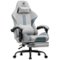 GTPlayer - Gaming Chair Breathable Fabric Ergonomic Computer Desk Chair - Gray-Front_Standard