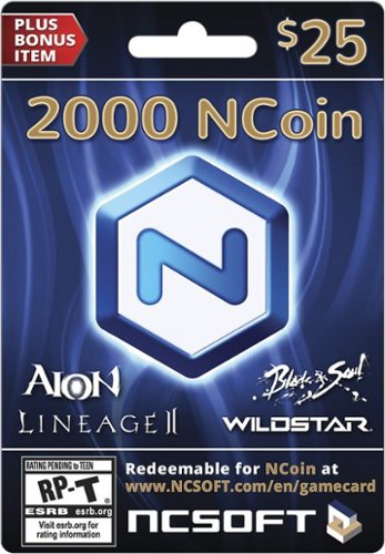  NCSOFT - $25 NCoin Gift Card