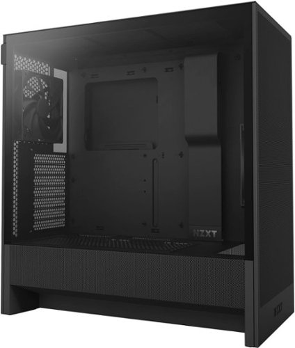 NZXT - H5 Flow 2024 Compact ATX Mid-Tower Airflow Case - Black