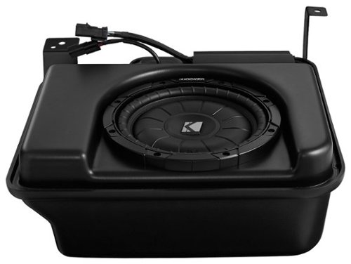 KICKER - PowerStage 10" 2-Ohm Subwoofer with Multichannel Amp - Black-Front_Standard 