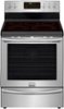 Frigidaire - Gallery 5.8 Cu. Ft. Self-Cleaning Freestanding Electric Convection Range - Stainless steel-Front_Standard 