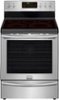 Frigidaire - Gallery 5.8 Cu. Ft. Self-Cleaning Freestanding Electric Convection Range - Stainless steel-Front_Standard