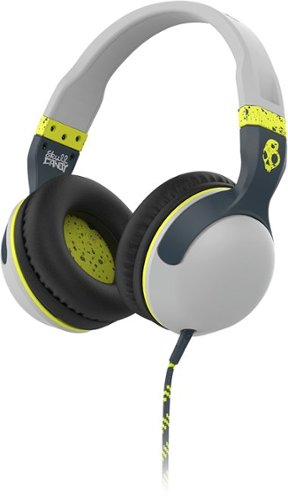  Skullcandy - Hesh 2.0 Over-the-Ear Headphones - Gray/Lime