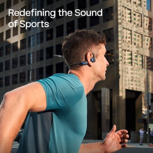 Shokz OpenRun Pro 2 Wireless Bone Conduction Open-Ear Bluetooth Sports Headphones - Steel Blue WORLDWIDE DELIVERY