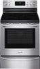 Frigidaire - Gallery 5.7 Cu. Ft. Self-Cleaning Freestanding Electric Convection Range - Stainless steel-Front_Standard