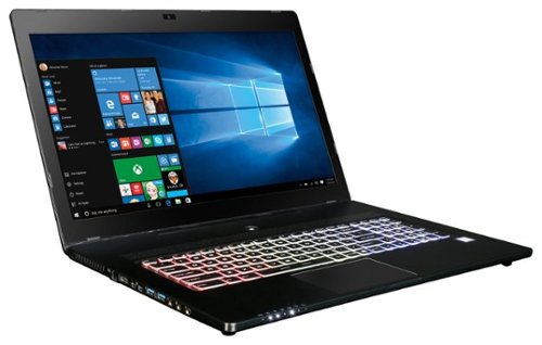  CybertronPC - Vapor 17 SK-X1 17.3&quot; Laptop - Intel Core i7 - 16GB Memory - 1TB Hard Drive + 128GB Solid State Drive - Black