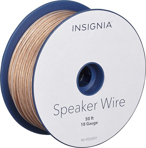  Insignia™ - 50' Speaker Wire - Clear