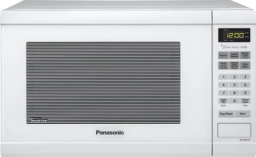  Panasonic - 1.2 Cu. Ft. Mid-Size Microwave - White