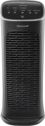  Honeywell - Compact AirGenius 4 Tower Air Purifier - Black