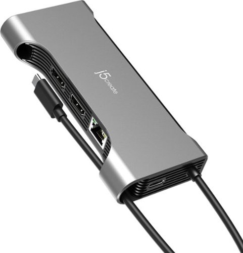 j5create - USB-C 12-in-1 Dual 4K60 HDMI Hub - Space Gray