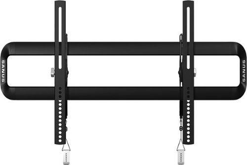 Sanus - Premium Tilting TV Wall Mount for Most 42" - 90" Flat-Panel TVs - Black-Angle_Standard 