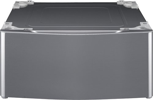 LG - 29" Laundry Pedestal with Storage Drawer - Graphite steel