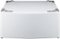 LG - Laundry Pedestal with Storage Drawer - White-Front_Standard