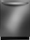 LG - TrueSteam 24" Tall Tub Built-In Dishwasher - Black Stainless Steel-Front_Standard