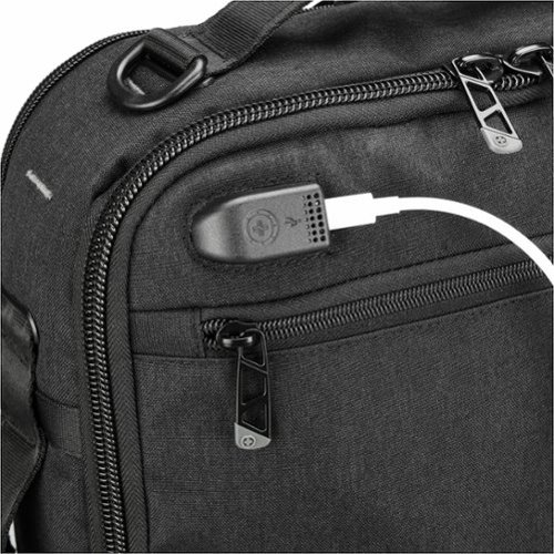 Swissdigital Design BERG Hybrid TSA-Friendly Briefcase With USB Charging Port RFID Protection and Fits Up to 16″ Laptop - Black BUY IN SINGAPORE