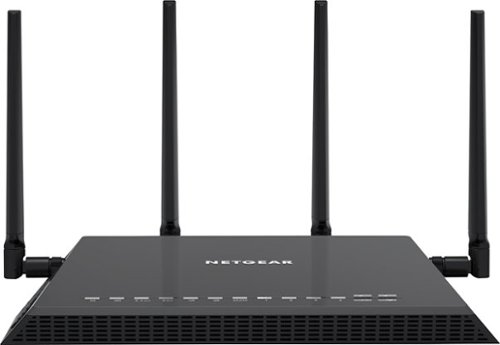  NETGEAR - Nighthawk X4S Wireless-AC Dual-Band Wi-Fi Router - Black