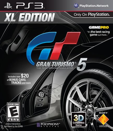  Gran Turismo 5: The Real Driving Simulator XL Edition - PlayStation 3, PlayStation 4