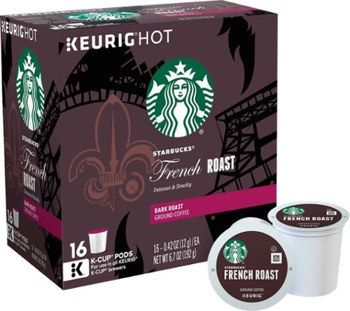  Starbucks - French Roast Coffee K-Cup Pods (16-Pack)
