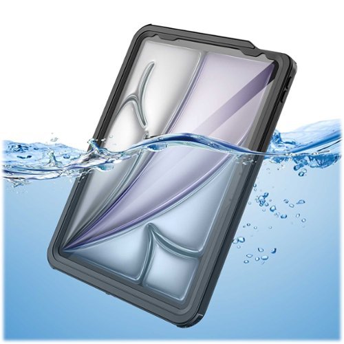 SaharaCase Oasis Series Water-Resistant Case for Apple iPad Air 11'' M3/M2 and iPad Air 10.9'' (4th and 5th Gen) - Clear/Black WHERE TO BUY